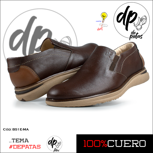 Mocasín casual (BS1E-MA) horma exacta