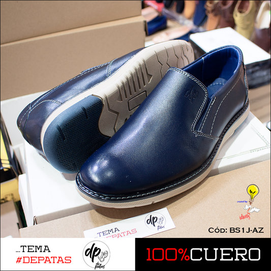 Mocasín casual (BS1J-AZ) horma exacta