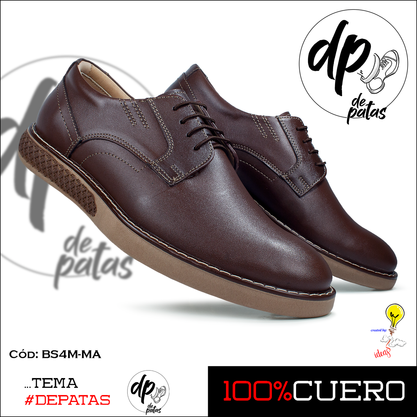 Derby casual (BS4M-MA) horma exacta
