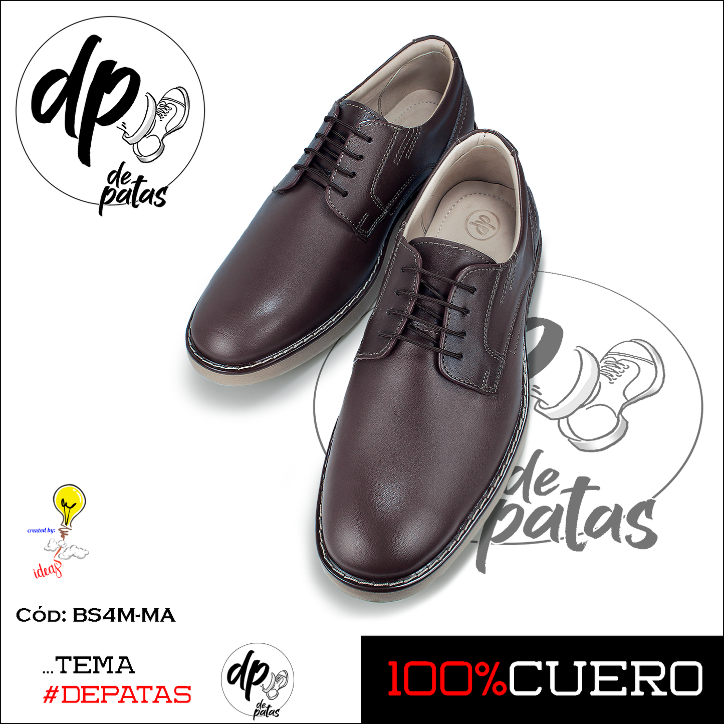 Derby casual (BS4M-MA) horma exacta