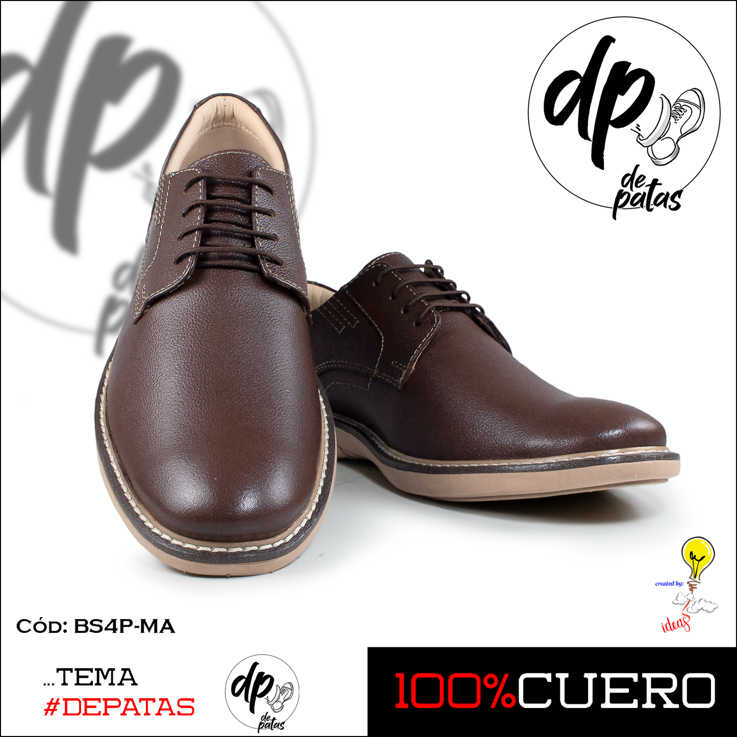 Derby casual (BS4P-MA) horma exacta