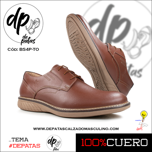 Derby casual (BS4P-TO) horma exacta