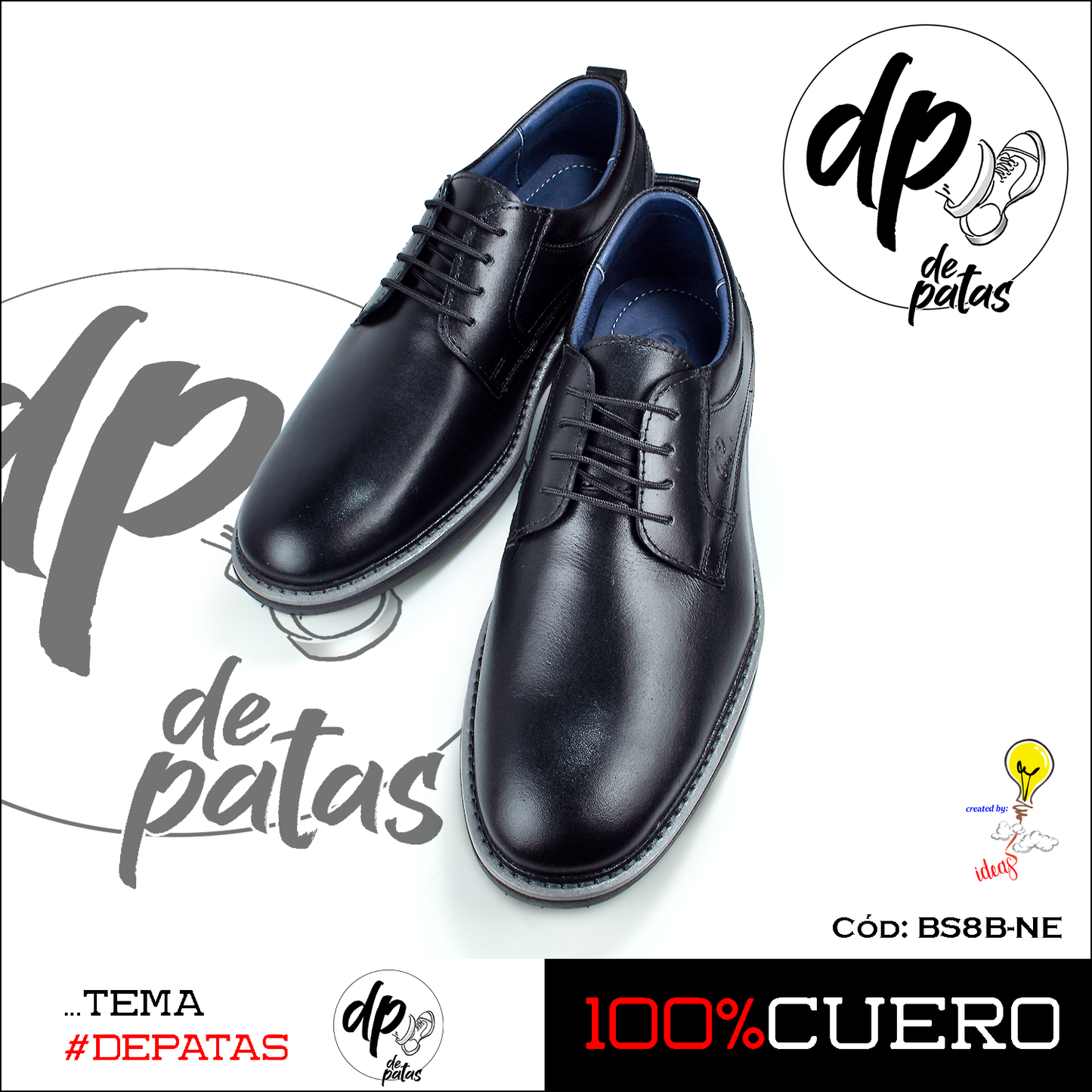 Derby casual (BS8B-NE) horma exacta