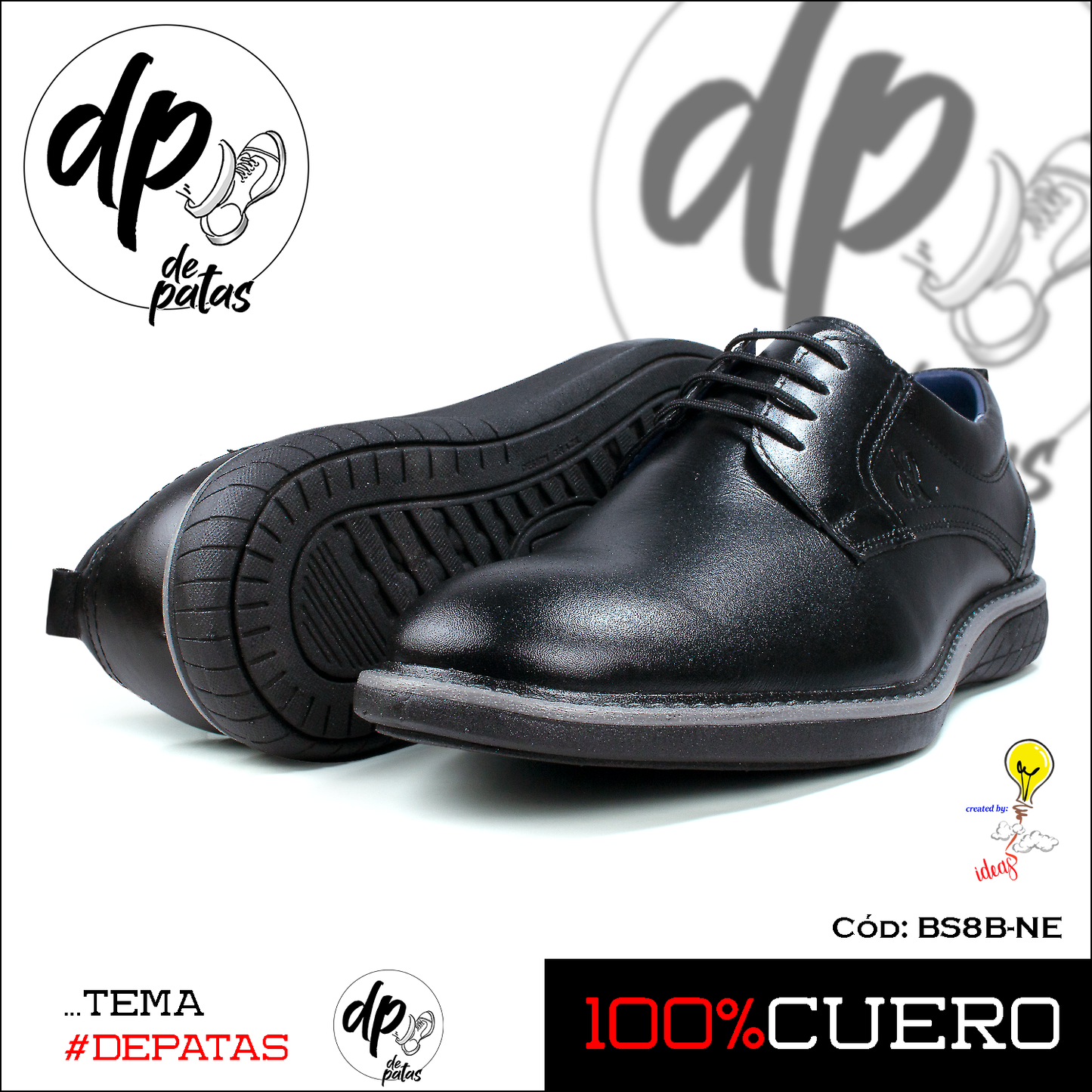 Derby casual (BS8B-NE) horma exacta