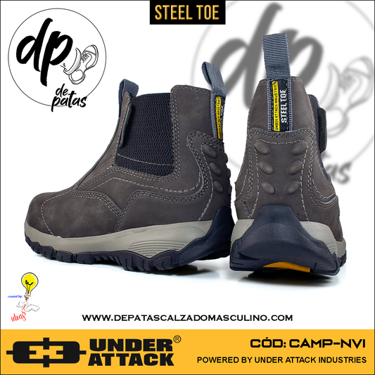 Under Attack campera punta de acero (CAMP-NVI) horma grande