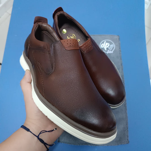 Calzado masculino, estilo casual, full cuero (KM-BS17MA) horma exacta