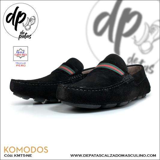 Mocasín driver, full cuero - Toperol (KMT5-NE) horma exacta