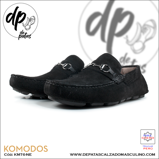 Mocasín driver, full cuero - Toperol (KMT6-NE) horma exacta