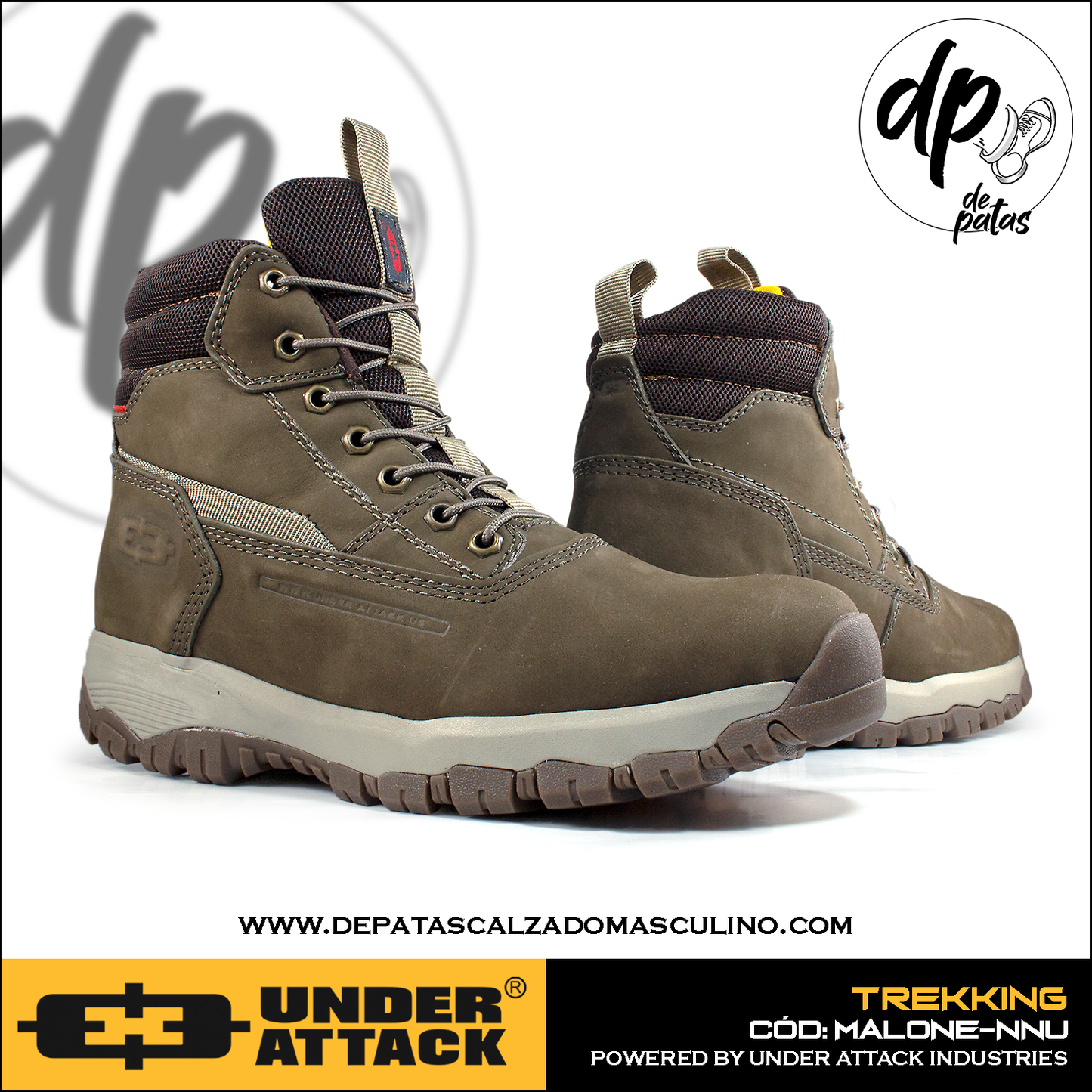 Botines para todo terreno Under Attack (MALONE-NNU) horma exacta