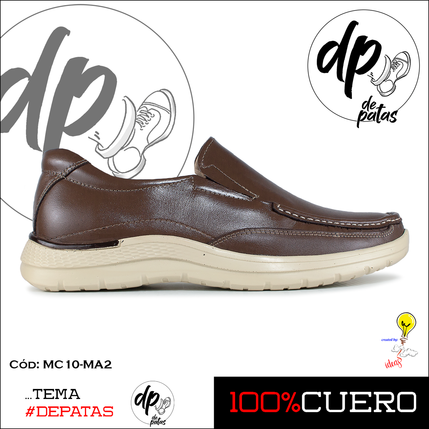 Mocasín casual (MC10-MA2) horma exacta