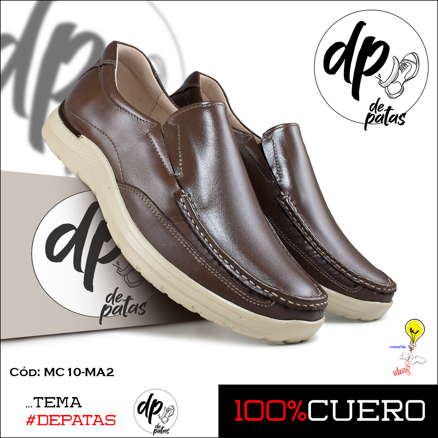 Mocasín casual (MC10-MA2) horma exacta