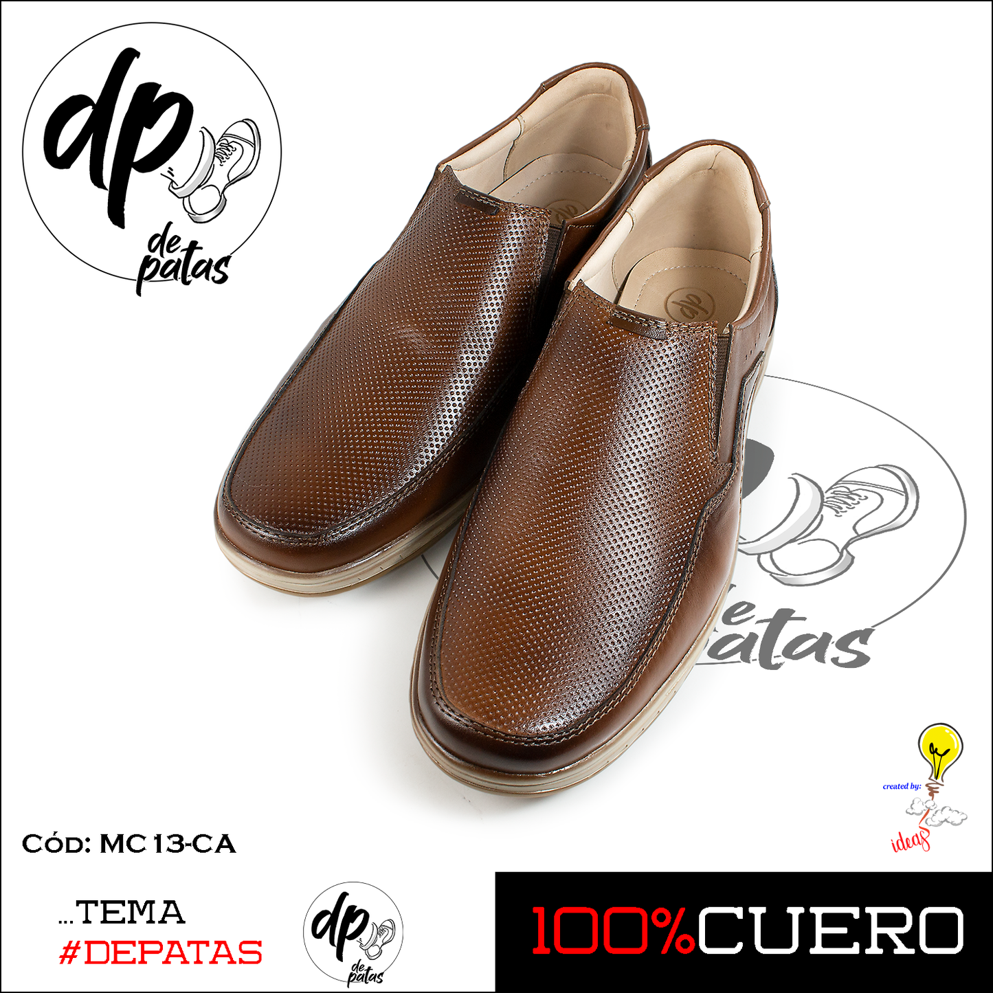 Mocasín casual (MC13-CA) horma grande