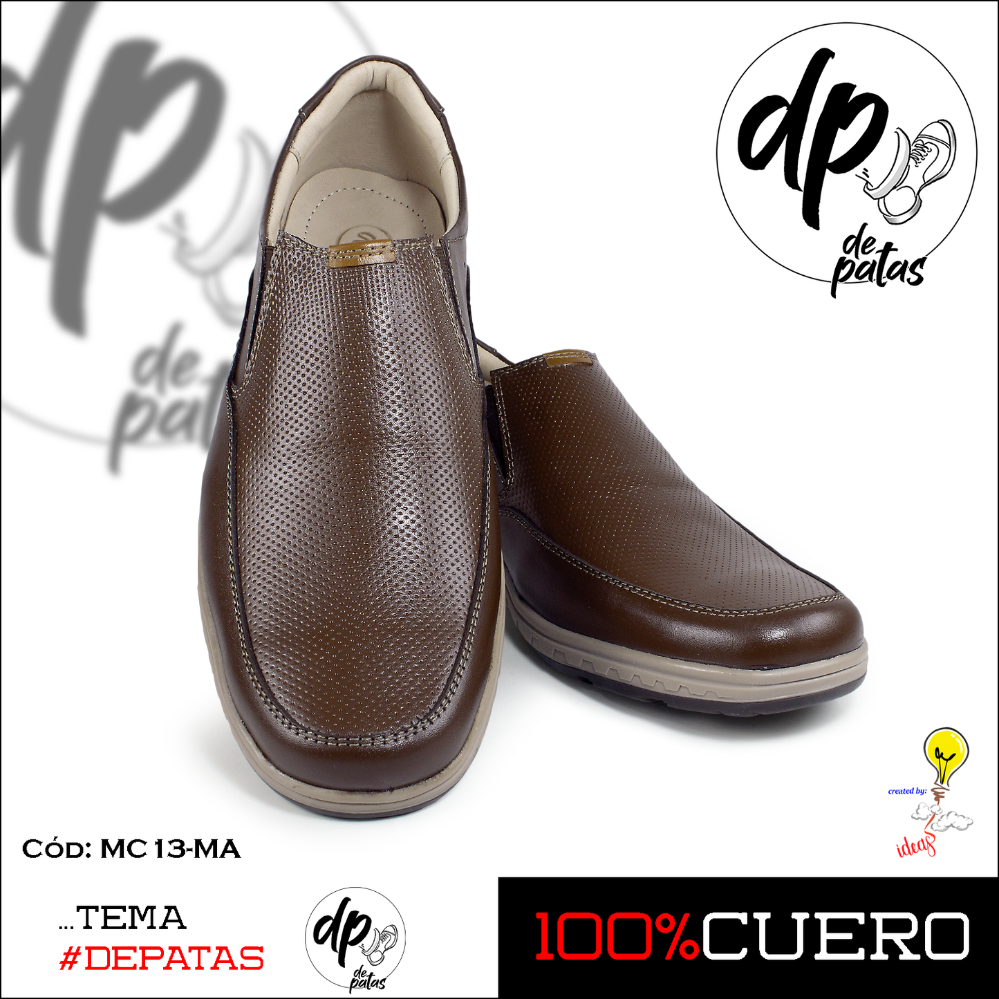 Mocasín casual (MC13-MA) horma grande