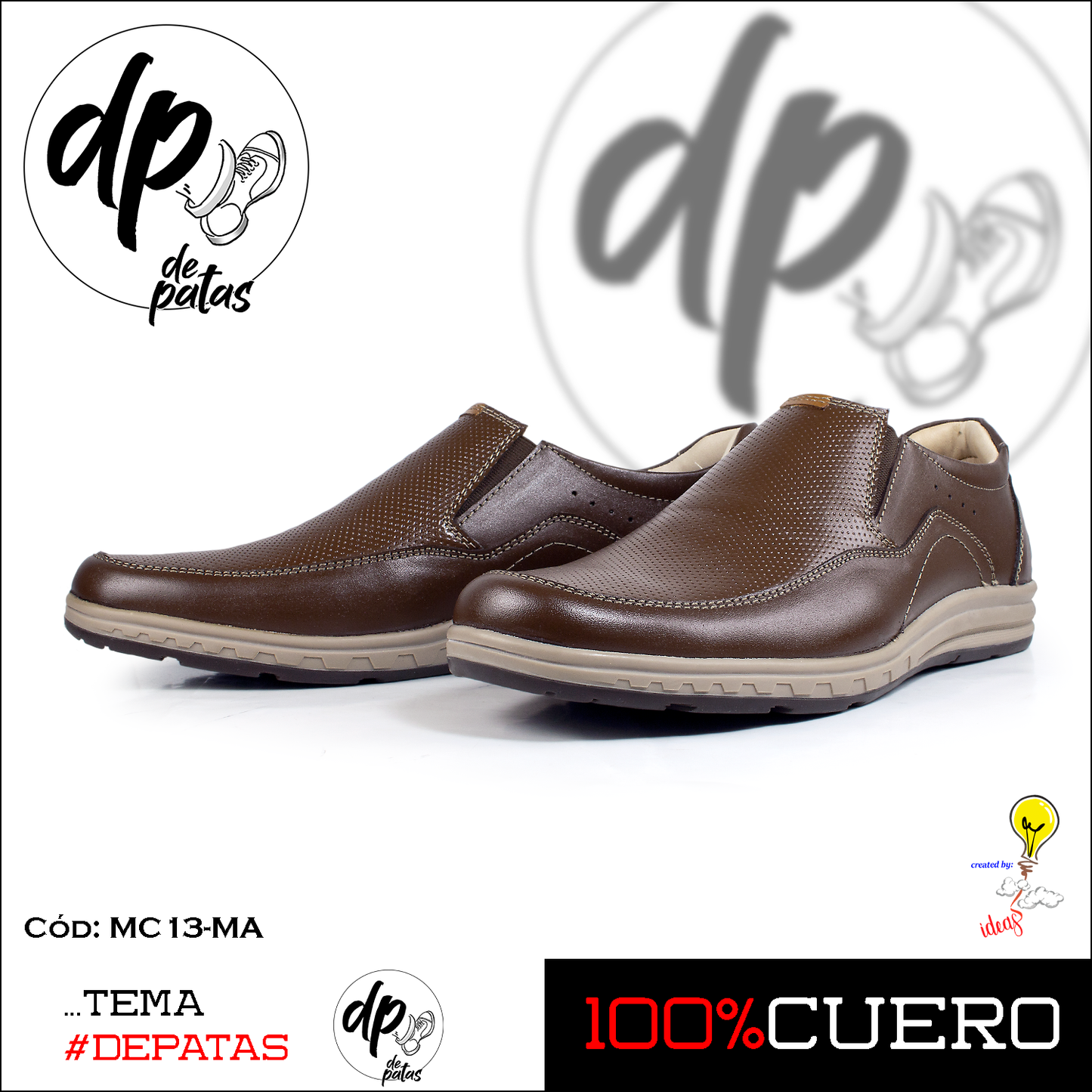 Mocasín casual (MC13-MA) horma grande