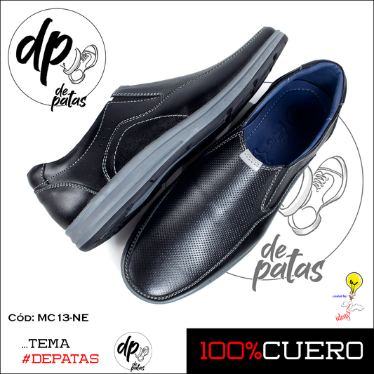 Mocasín casual (MC13-NE) horma grande