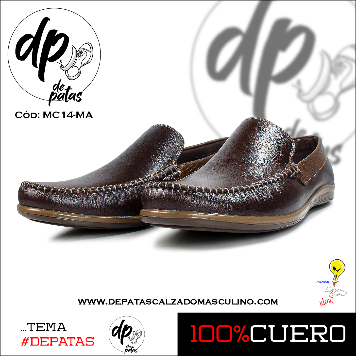 Mocasín casual (MC14-MA) horma exacta