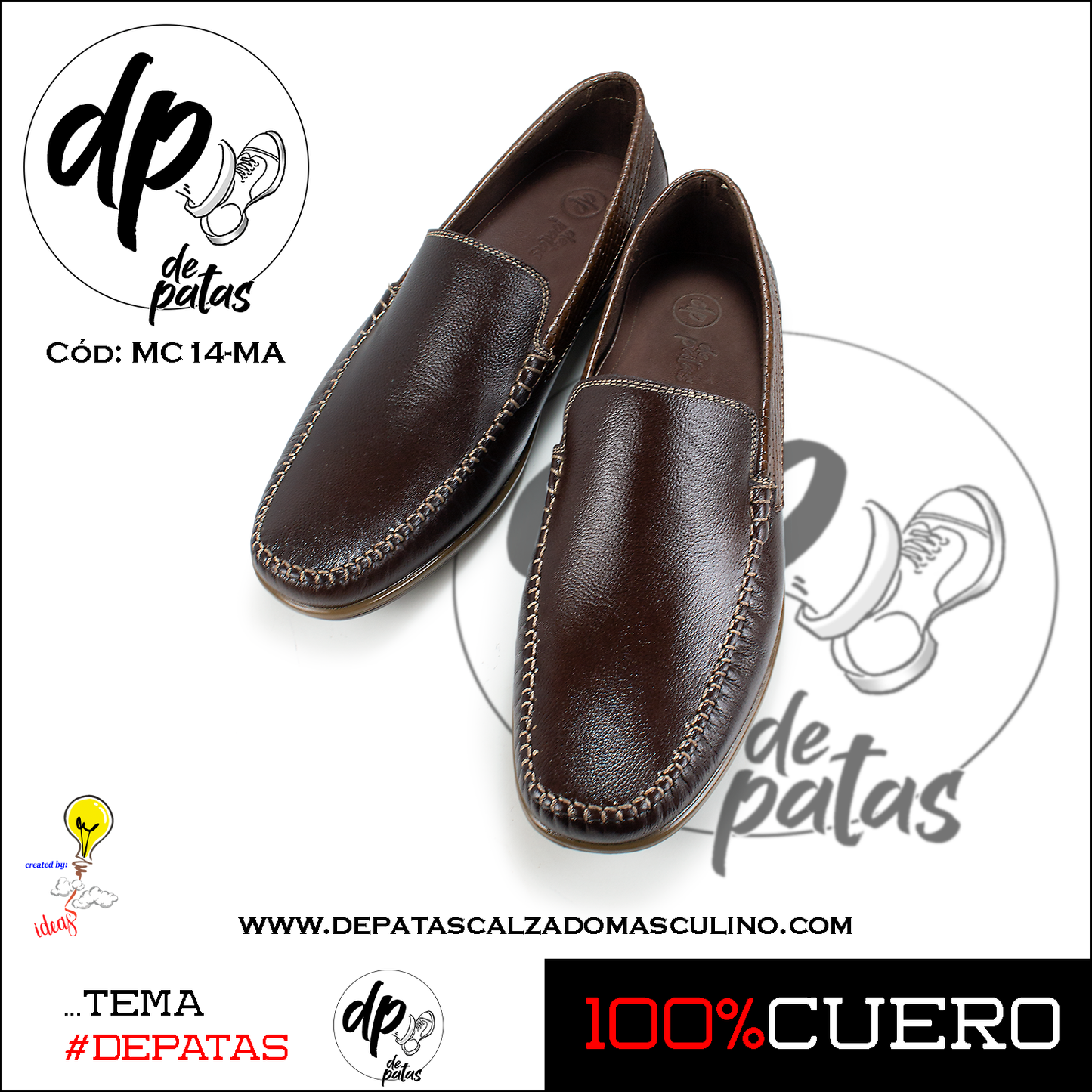 Mocasín casual (MC14-MA) horma exacta