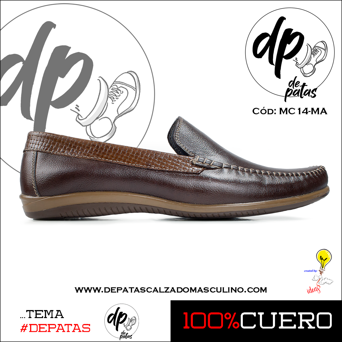 Mocasín casual (MC14-MA) horma exacta