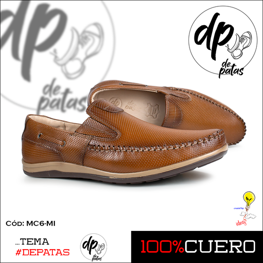 Mocasín casual (MC6-MI) horma grande