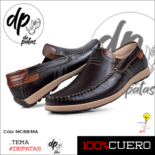 Mocasín casual (MC8B-MA) horma grande