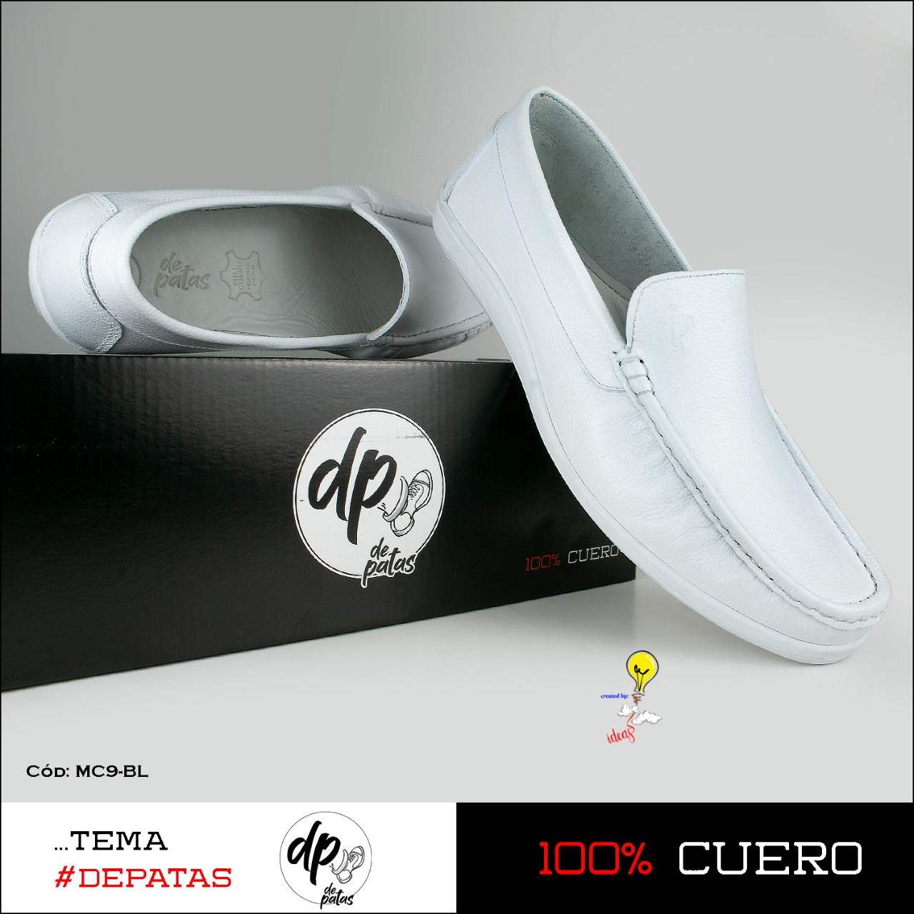 Mocasín casual (MC9-BL) horma exacta