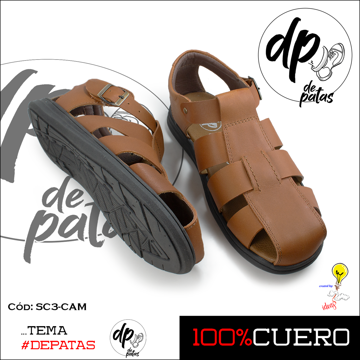 Sandalia (SC3-CAM) Horma grande