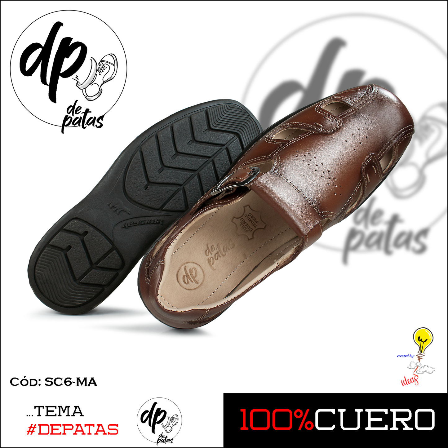 Sandalia (SC6-MA) Horma grande