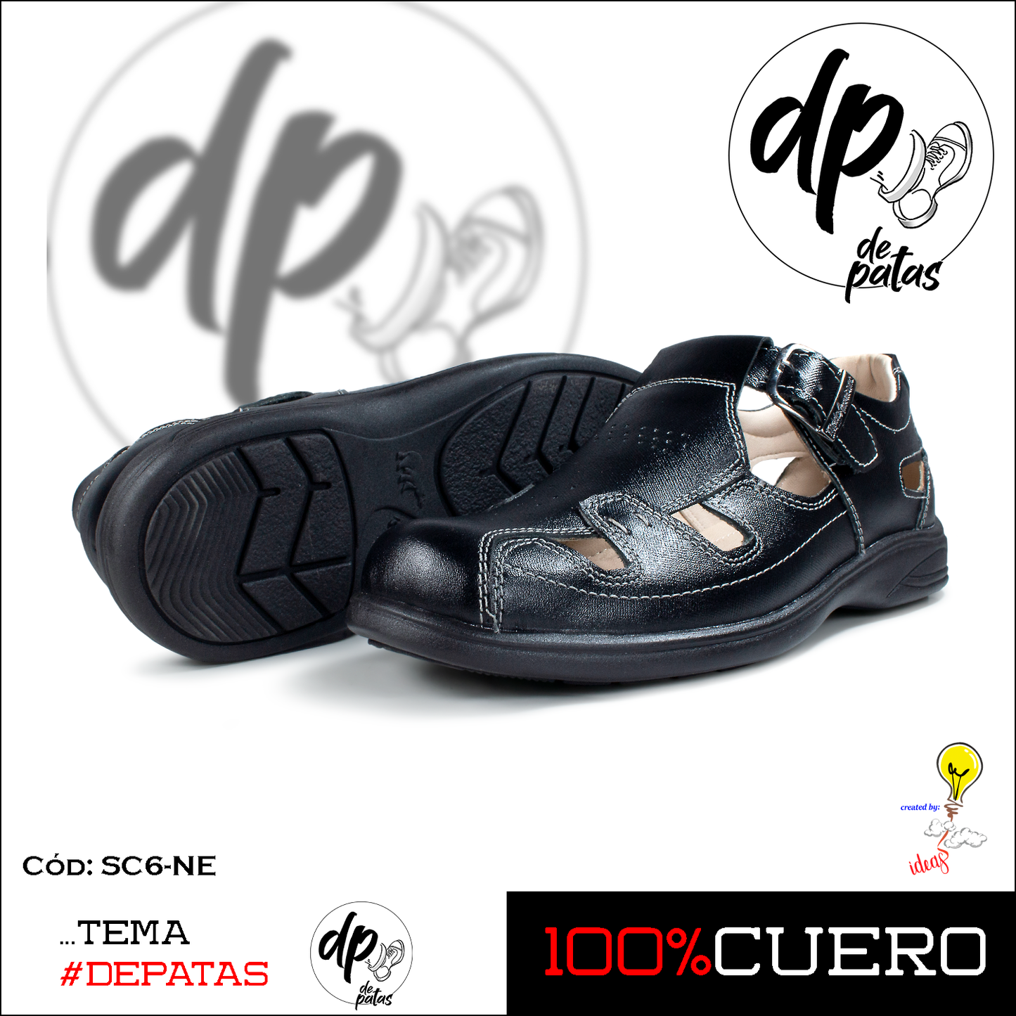 Sandalia (SC6-NE) Horma grande