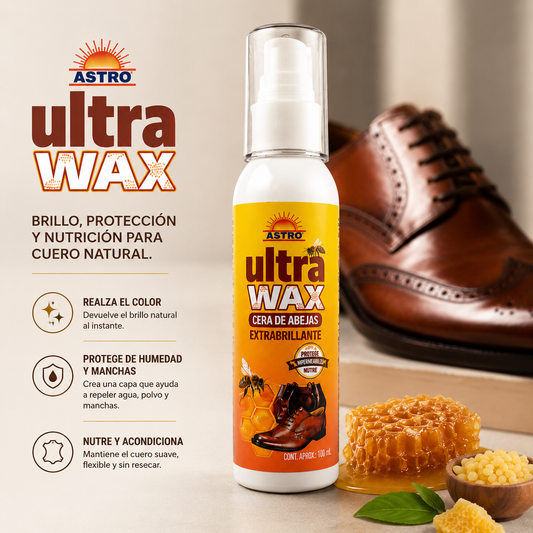 Crema Acondicionadora para Cuero — Brillo y Protección (ULTRA WAX 100ml)