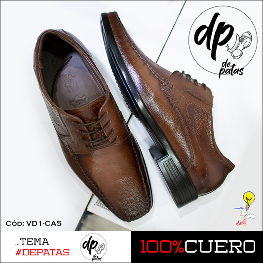 Derby de vestir (VD1-CA5) horma grande