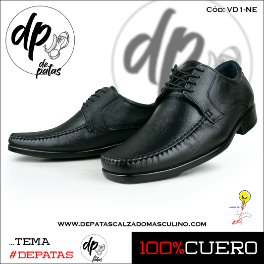 Derby de vestir (VD1-NE) horma grande