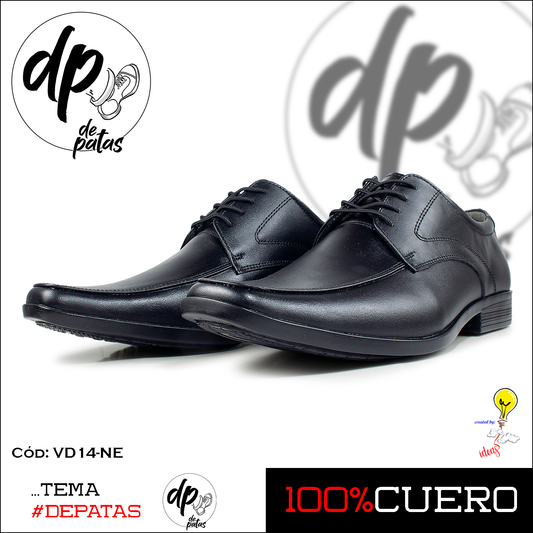 Derby de vestir (VD14-NE) horma grande
