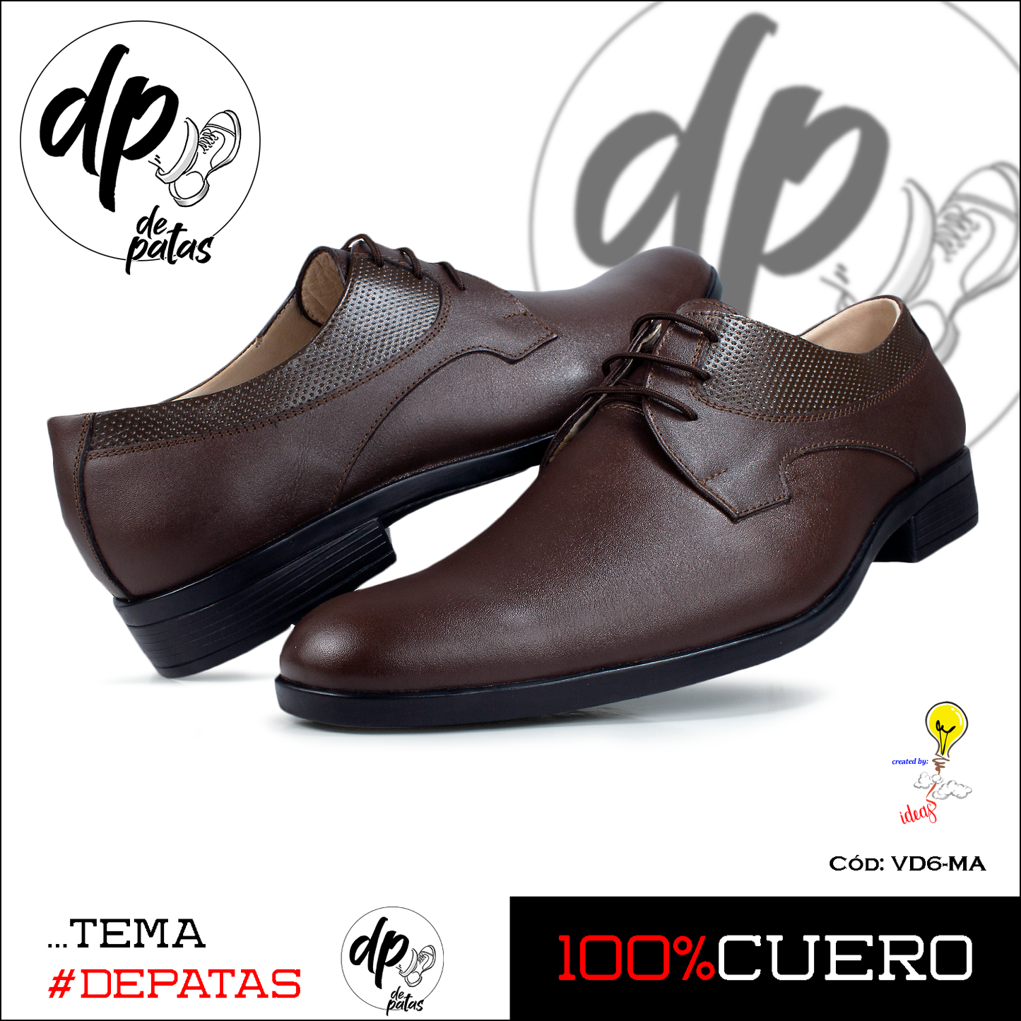 Derby de vestir (VD6-MA) horma exacta