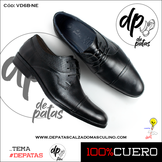 Derby de vestir (VD6B-NE) horma exacta