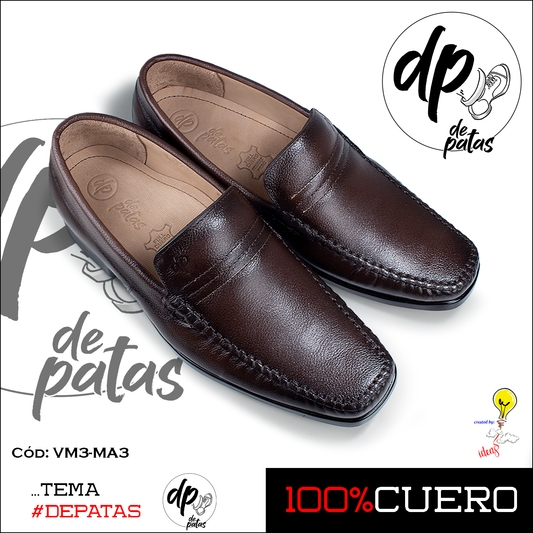 Mocasín de vestir (VM3-MA3) horma grande