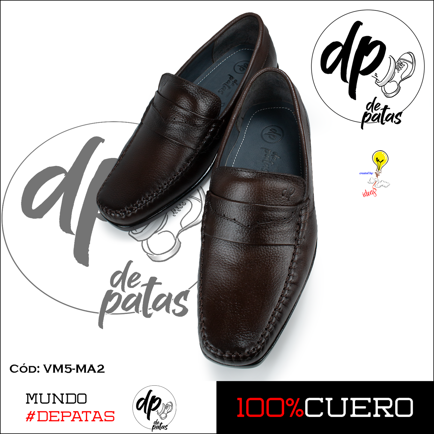 Mocasín de vestir (VM5-MA2) horma grande