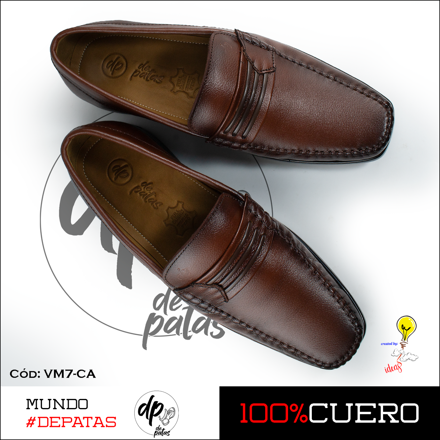 Mocasín de vestir (VM7-CA) horma grande