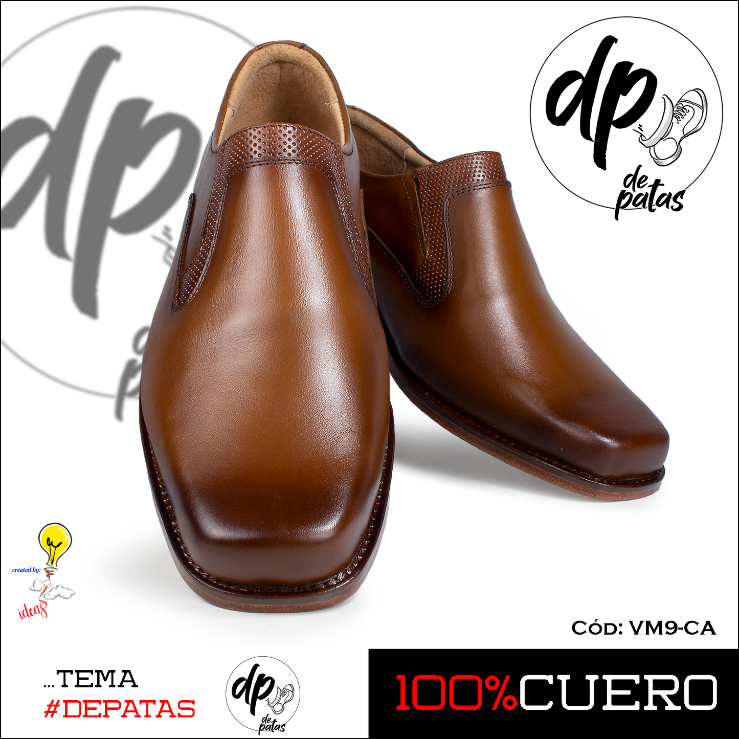 Mocasín de vestir (VM9-CA) horma exacta
