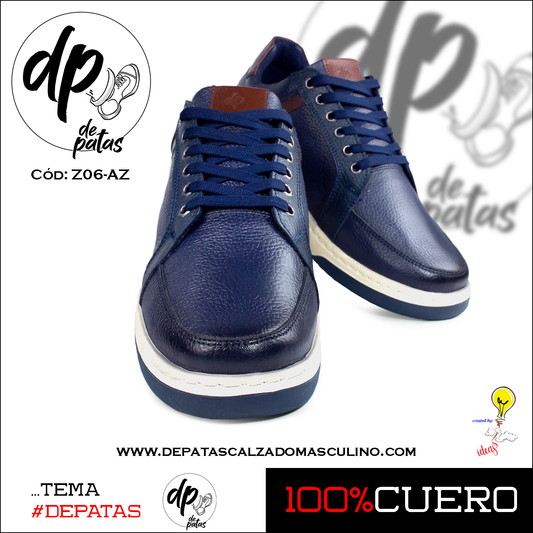 Zapatilla (Z06-AZ) horma grande