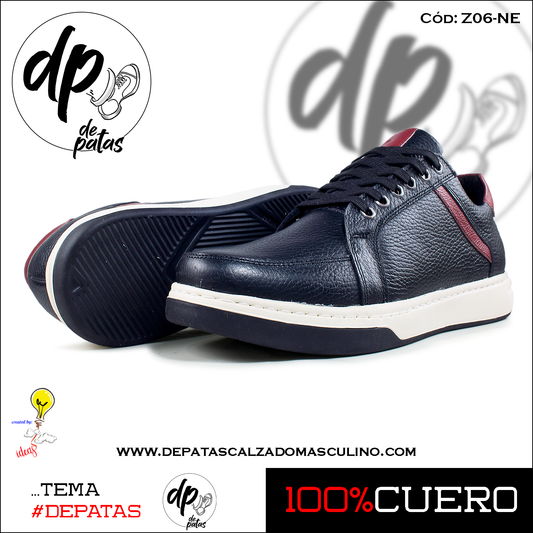 Zapatilla (Z06-NE) horma grande