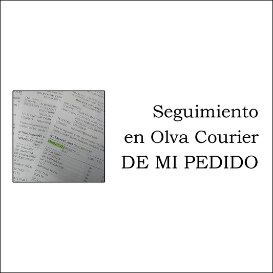 ¿Cómo hacer seguimiento a un pedido por Olva Courier?