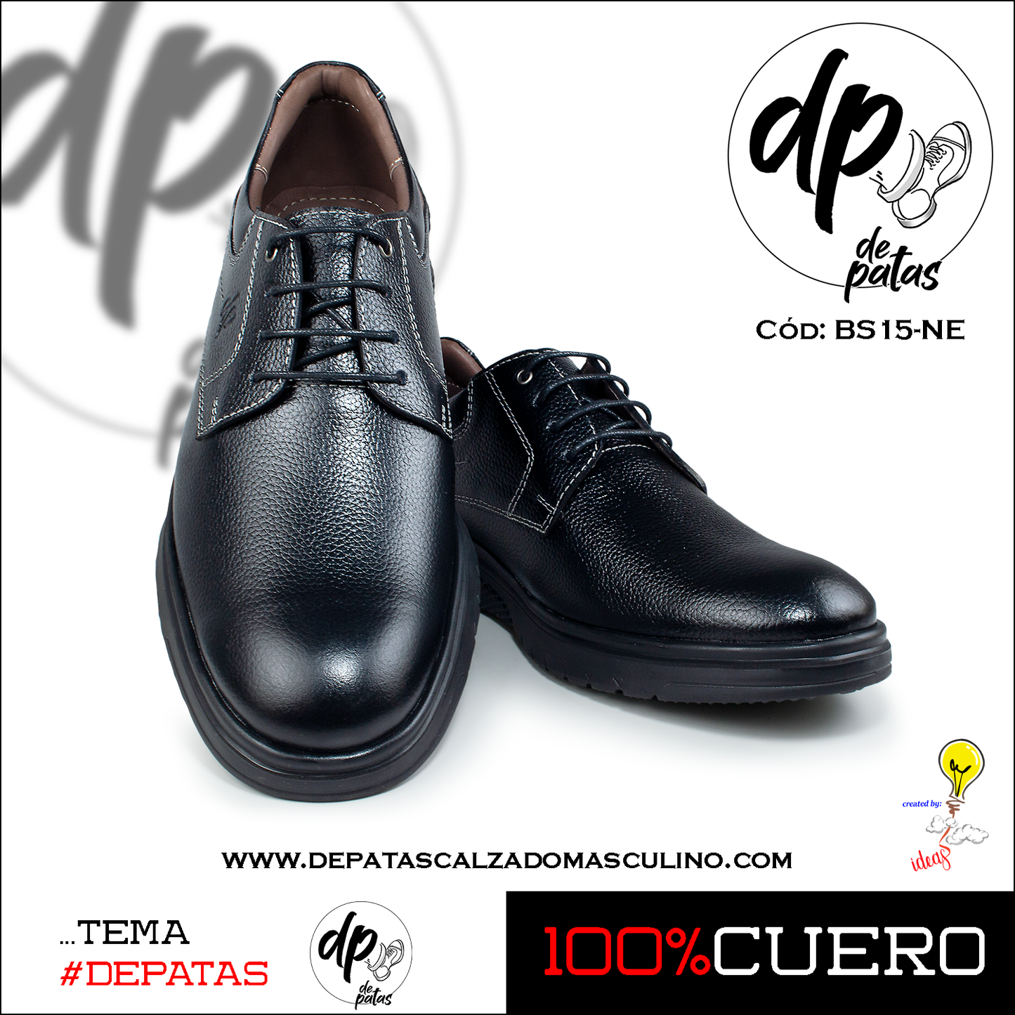 Derby casual (BS15-NE) horma exacta