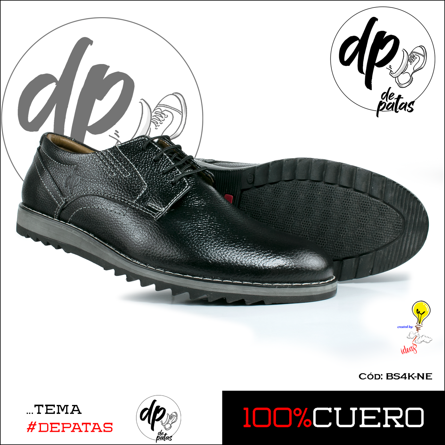 Derby casual (BS4K-NE) horma exacta