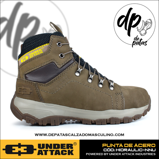 Under Attack botín con punta de acero (HIDRAULIC-NNU) horma exacta