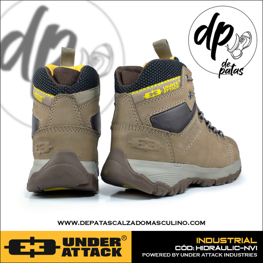 Under Attack botín industrial (HIDRAULIC-NVI) horma exacta