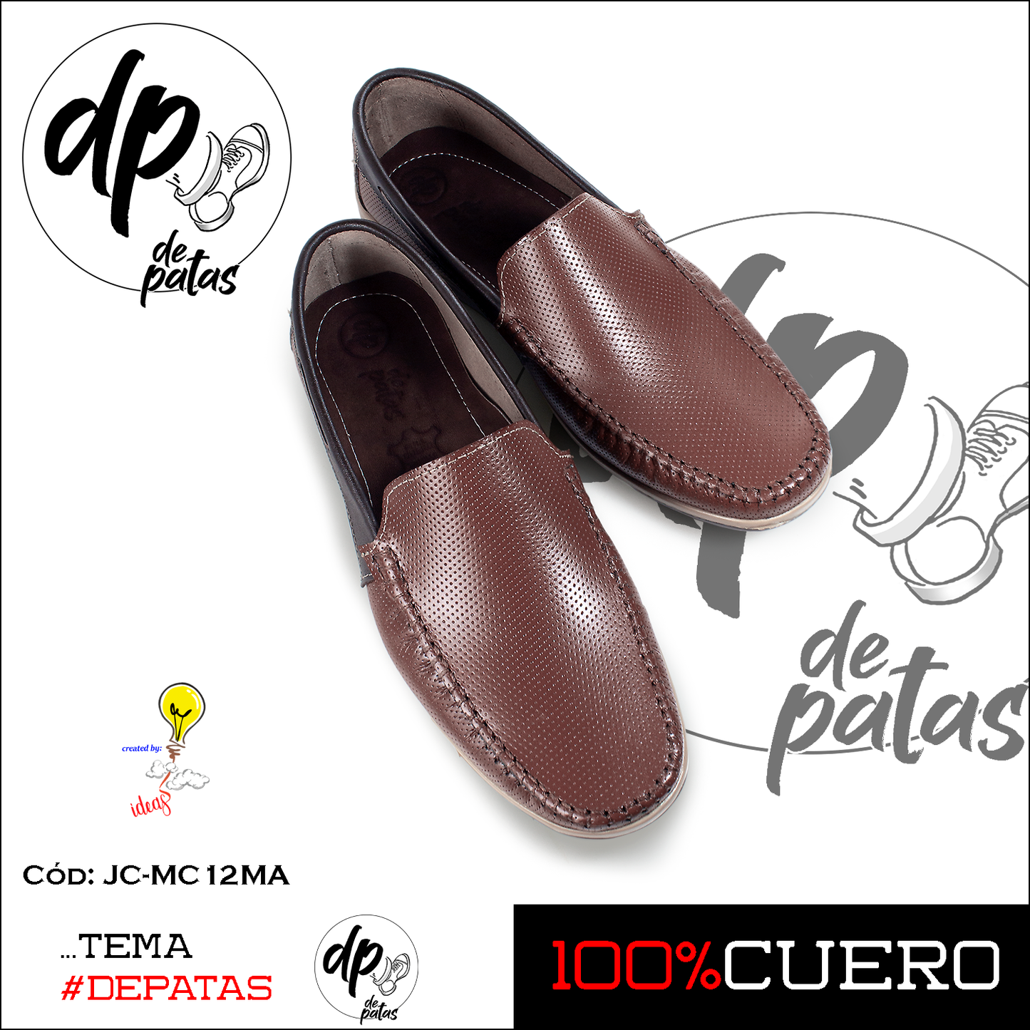 Mocasín casual (JC-MC12MA) horma exacta
