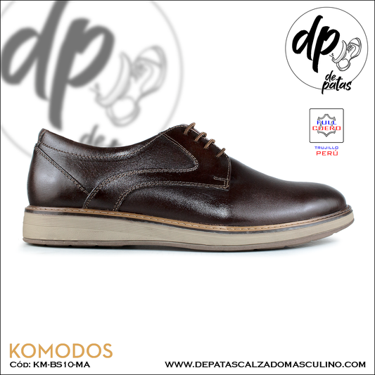 Calzado masculino, estilo casual, full cuero (KM-BS10MA) horma exacta