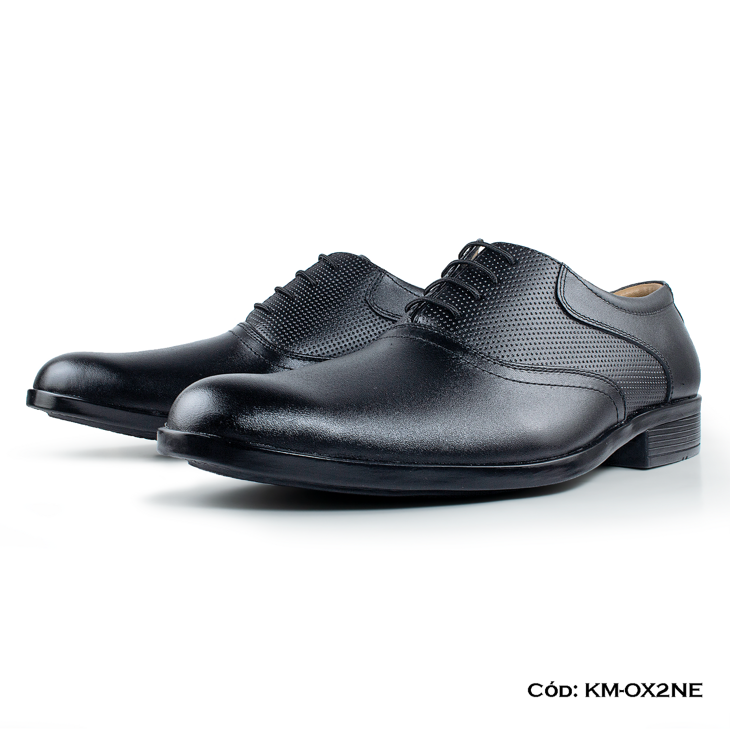Calzado de vestir, estilo Oxford, cuero natural (KM-OX2NE) horma exacta
