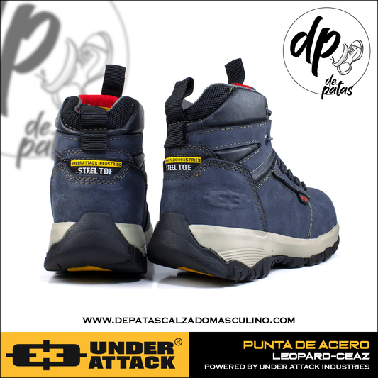 Under Attack botín con punta de acero (LEOPARD-CEAZ) horma exacta