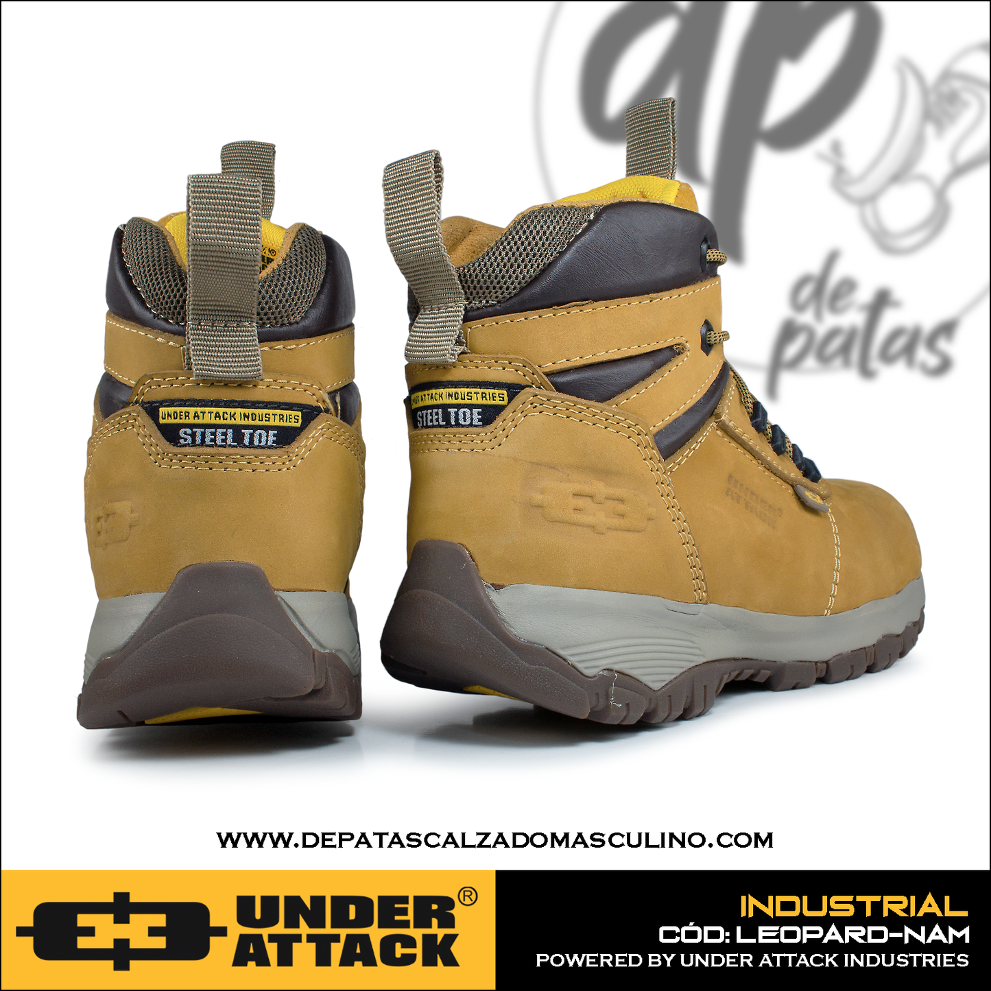 Under Attack botín industrial (LEOPARD-NAM) horma exacta